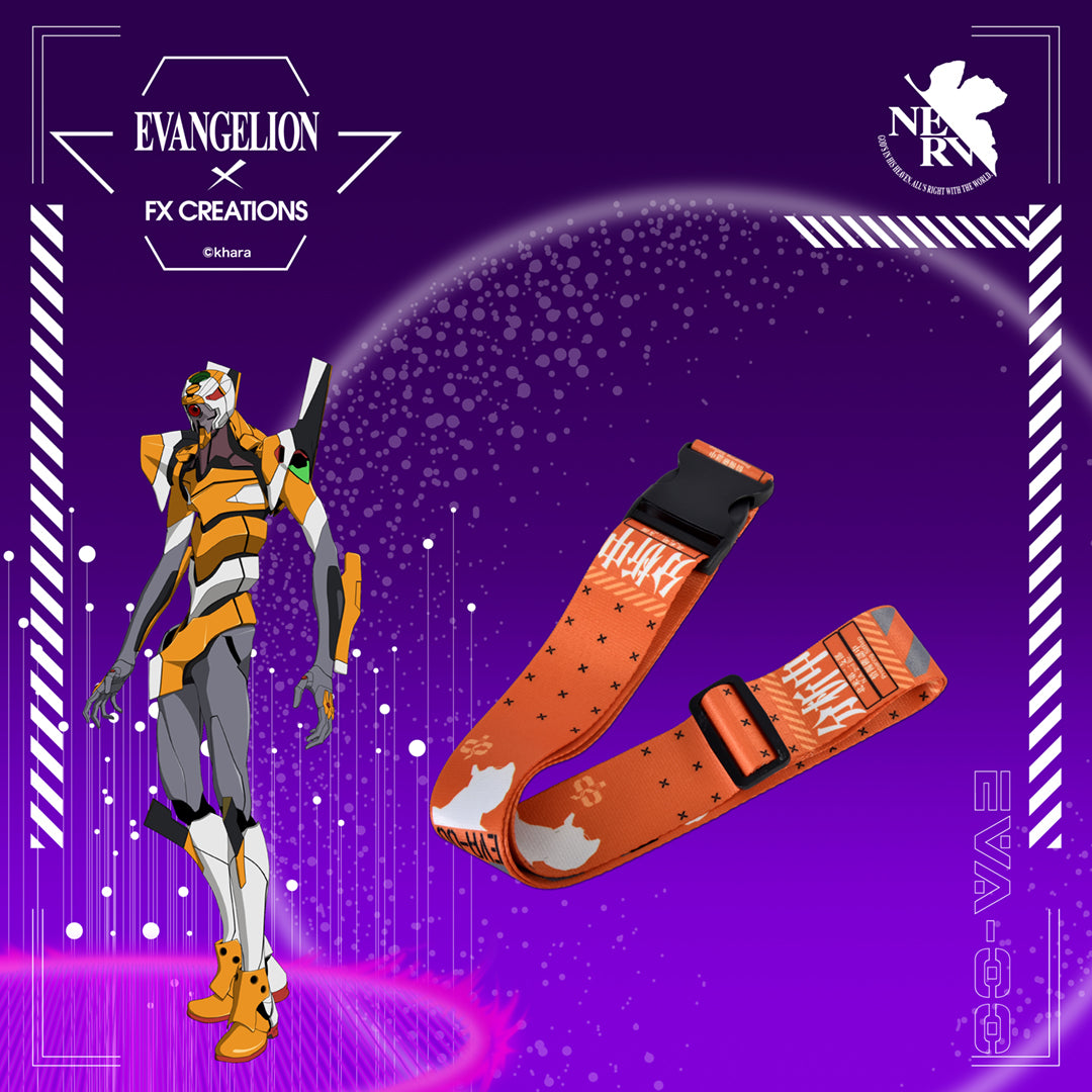 EVANGELION UNIT-00 Luggage Strap(Free Pin & Sticker Offer)