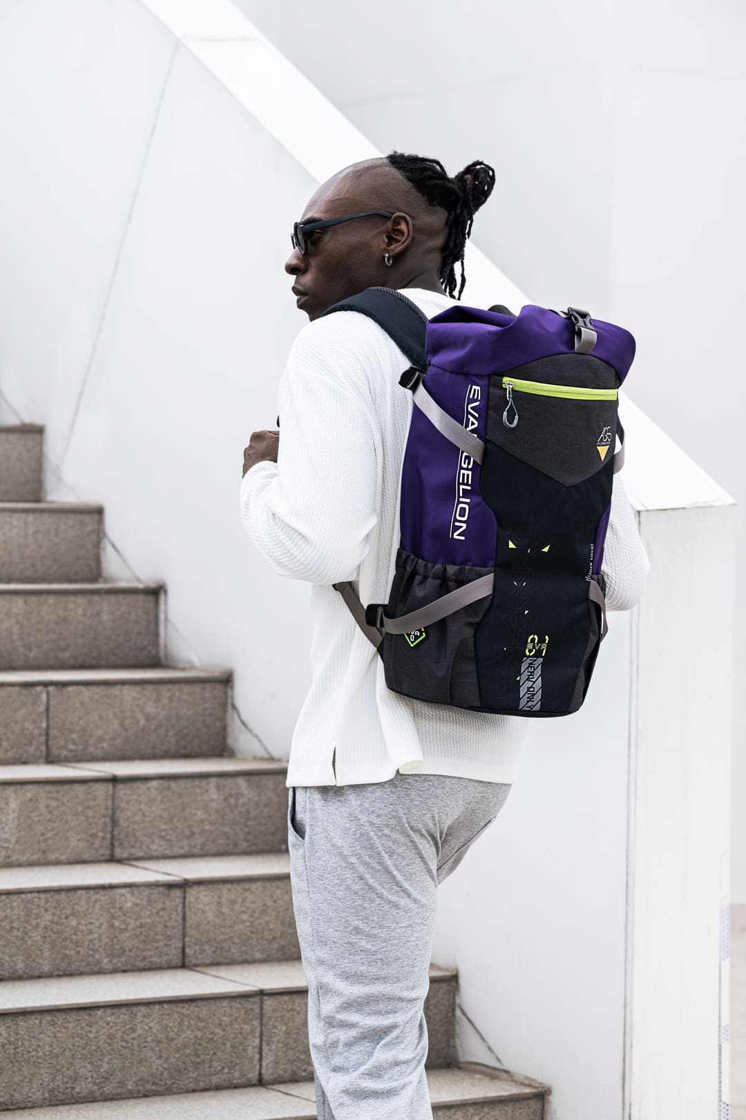 Evangelion Unit-01 Backpack Free Cardcase Bundle