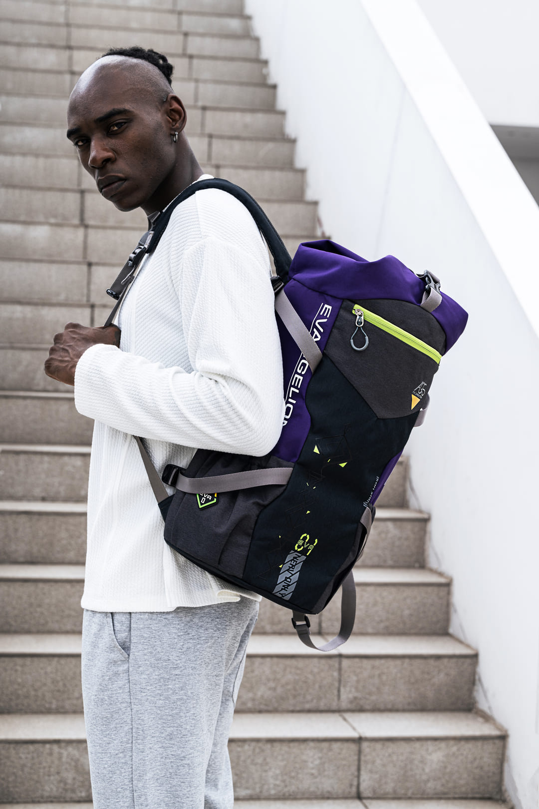 Evangelion Unit-01 Backpack Free Cardcase Bundle