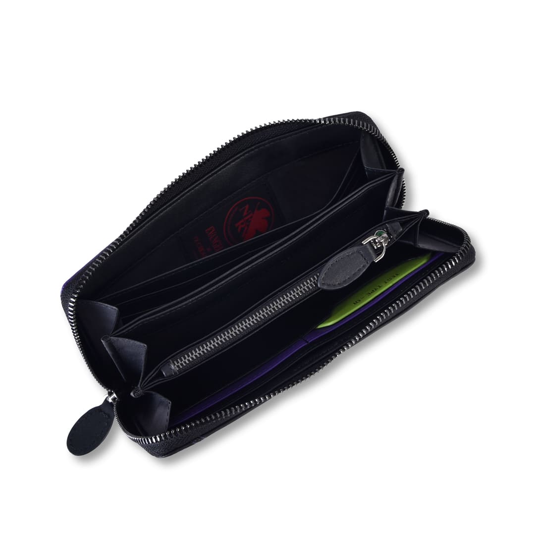 Cartera Larga de Cuero de EVANGELION UNIT-01