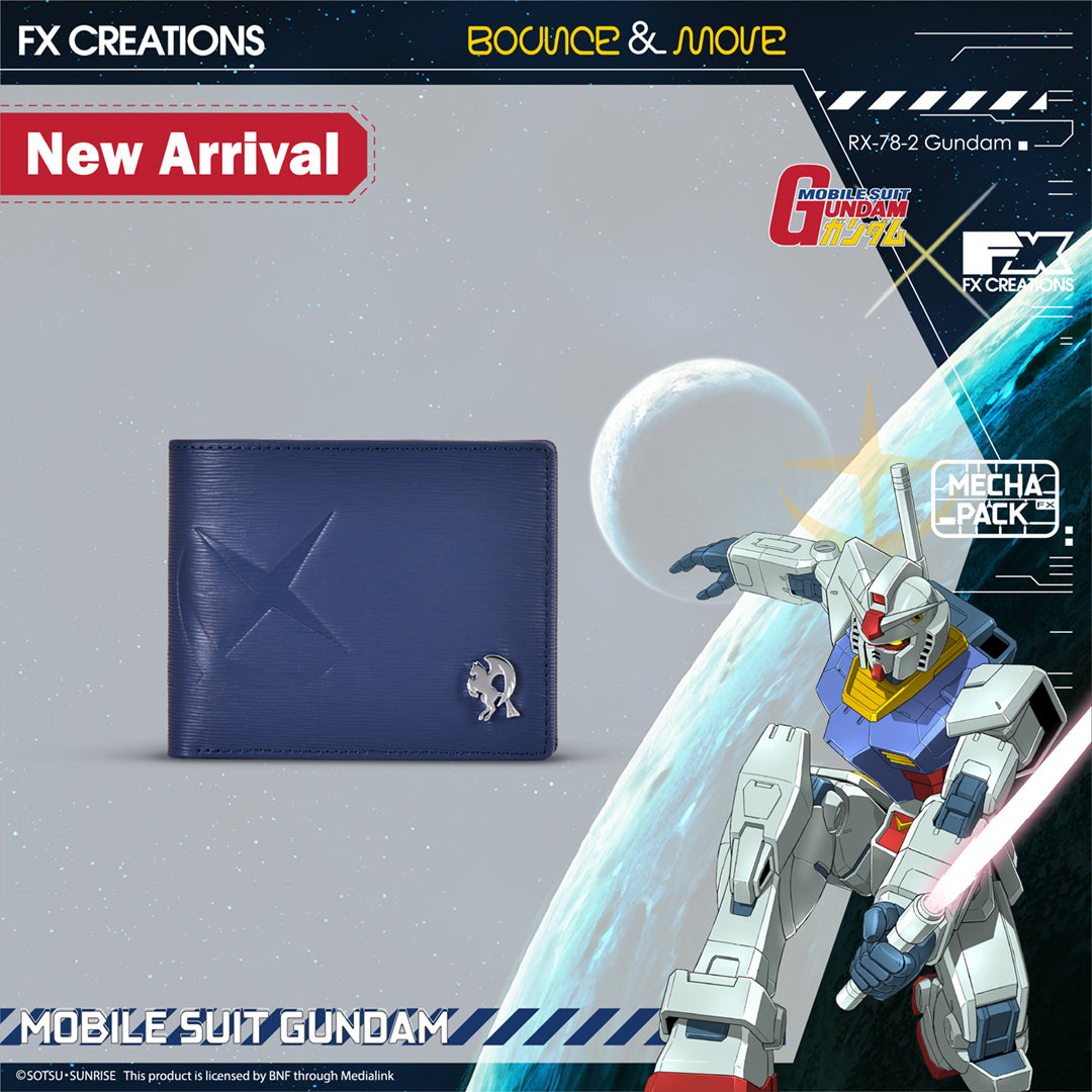 RX-78-2 GUNDAM – LEATHER SHORT WALLET (Free Magnetic Card)
