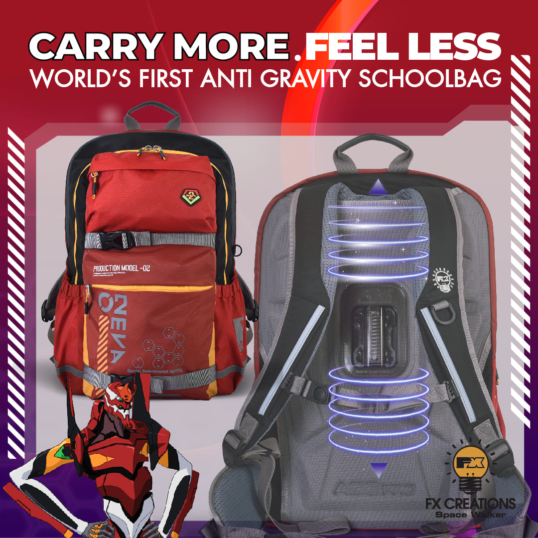 Mochila Grande EVANGELION UNIT-02 - AGS KID'S