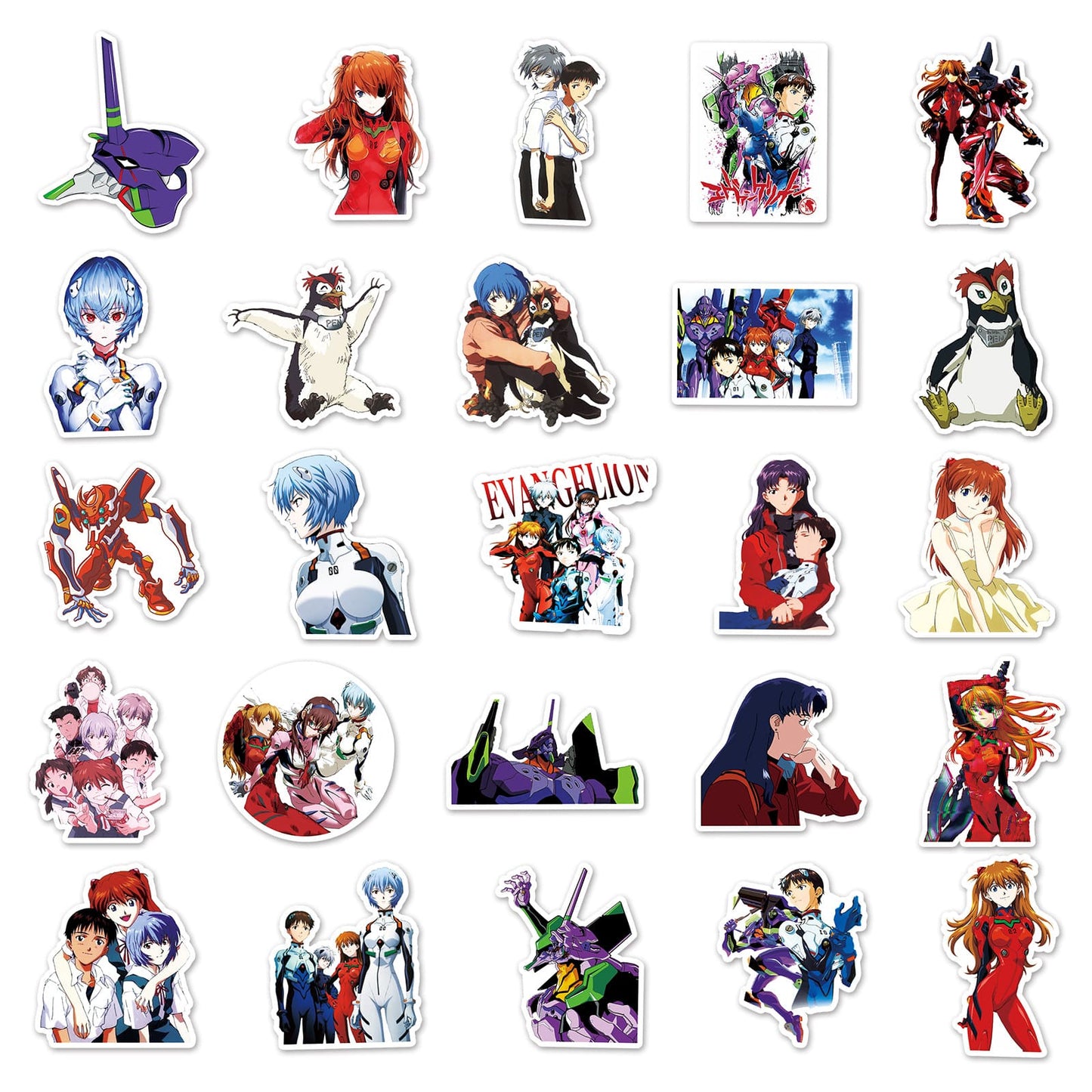 Stickers de Evangelion (50 piezas)