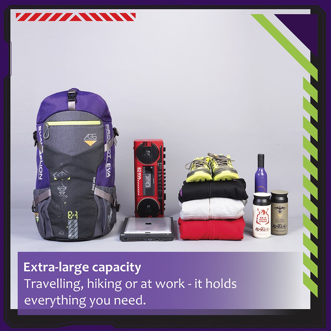 Evangelion Unit-01 Backpack Free Cardcase Bundle