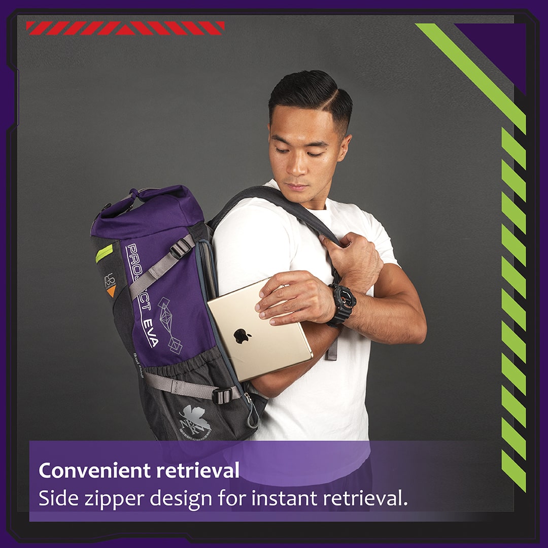 Evangelion Unit-01 Backpack Free Cardcase Bundle
