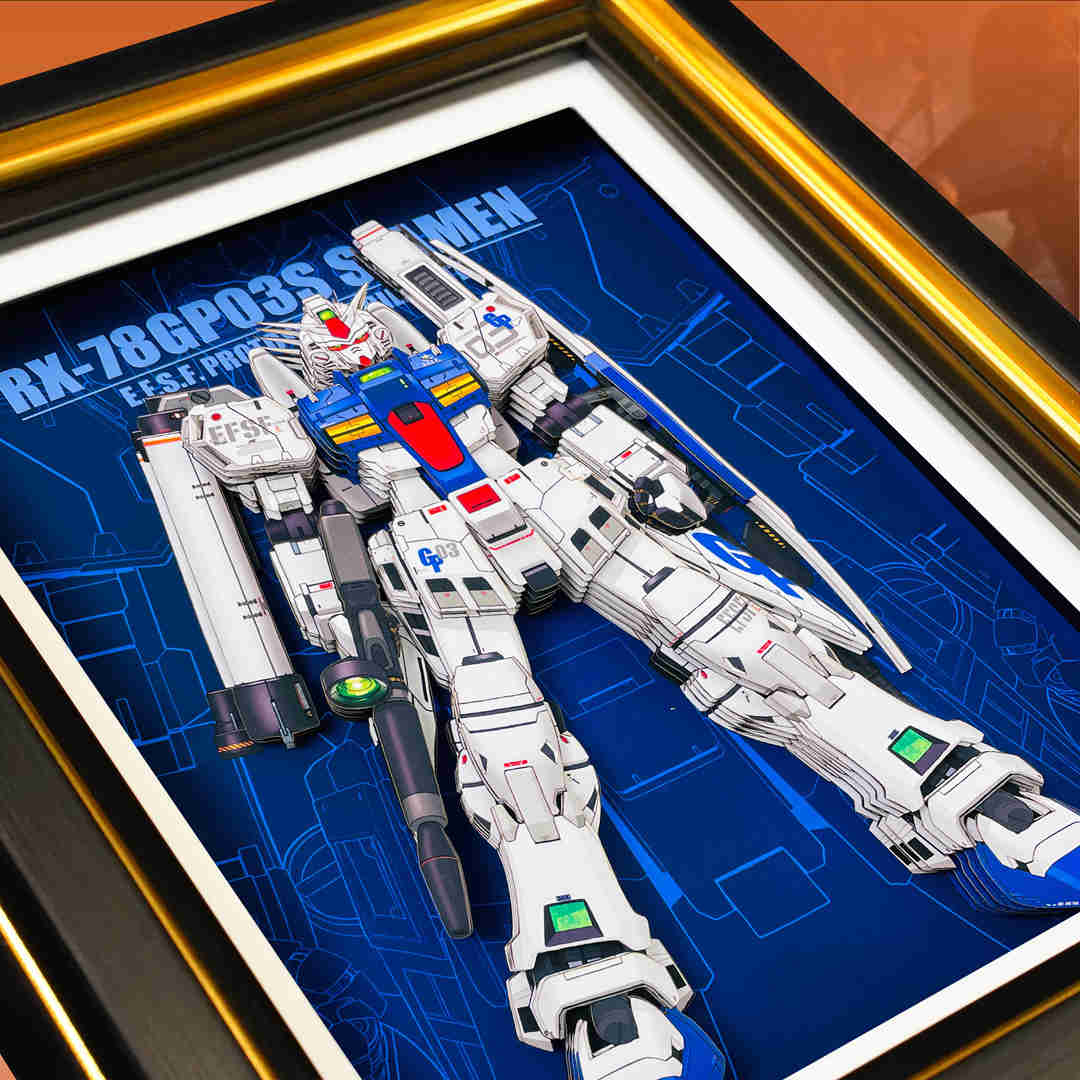 RX-78GP03S Gundam Stamen - MechaVista 3D Frame