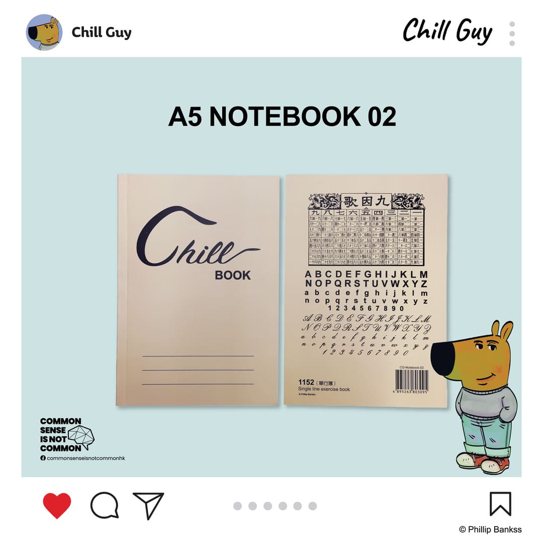 Chill Guy A5 Notebook