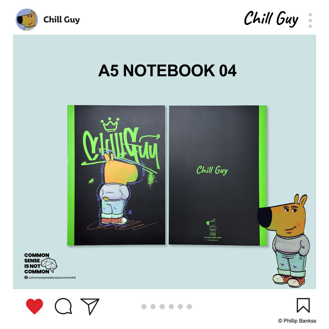 Chill Guy A5 Notebook