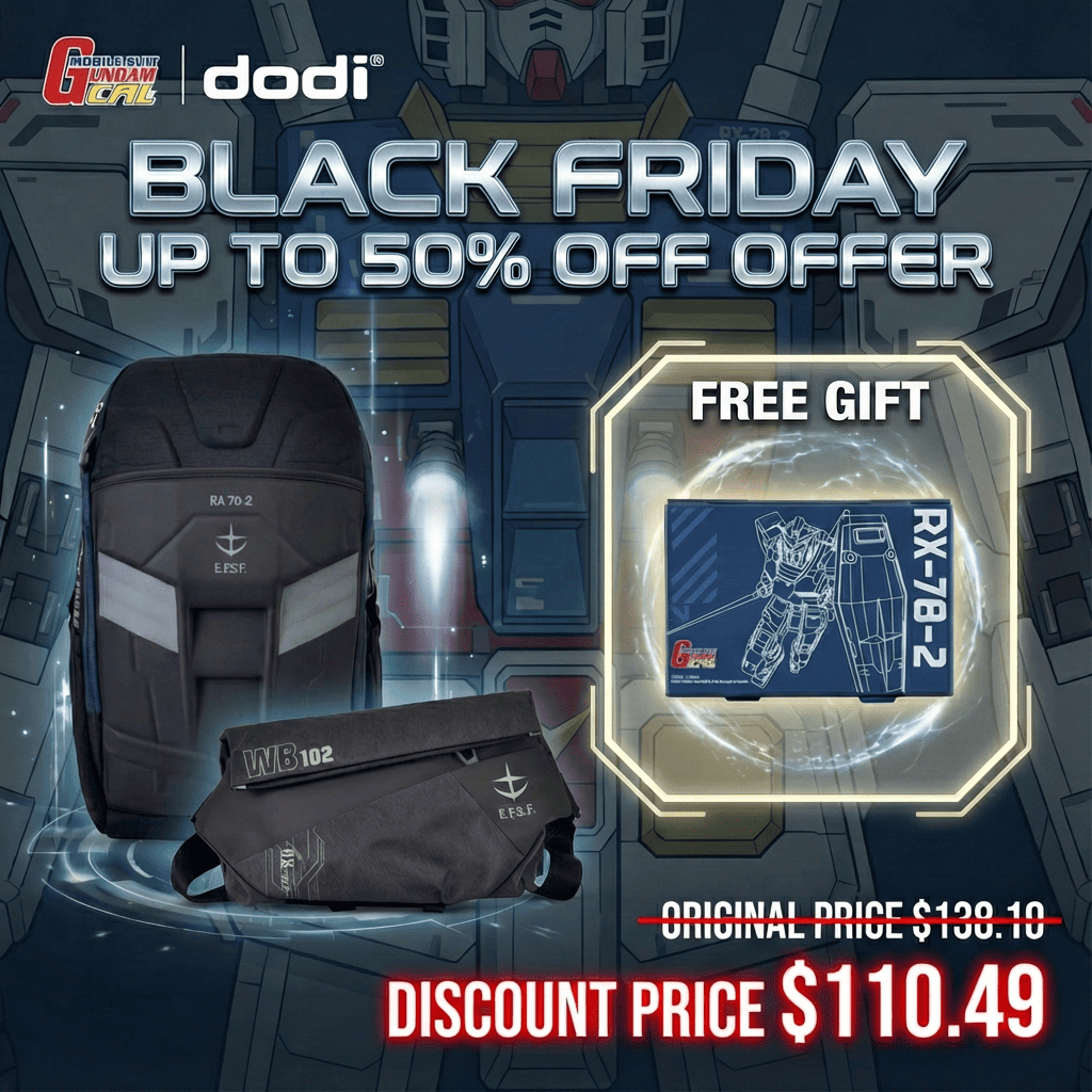 RX-78-2 GUNDAM BACKPACK - DARK EDITION HIT GEAR BUNDLE (FREE CARDCASE)