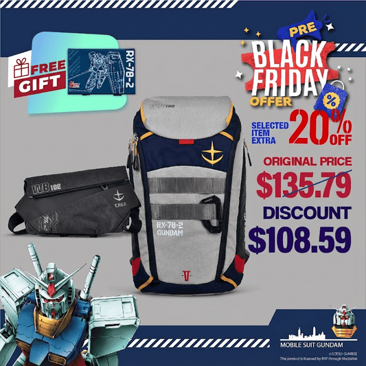 RX-78-2 GUNDAM BACKPACK BUNDLE (FREE CARDCASE)
