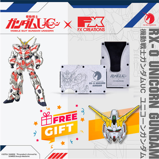 RX-0 Unicorn Gundam Card Case(Free Pin Offer)