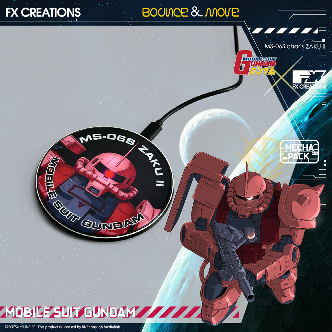 MS-06S CHAR'S ZAKU II WIRELESS CHARGER