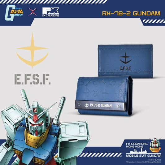 Cartera de Cuero Bi-Fold MS-06F ZAKU II