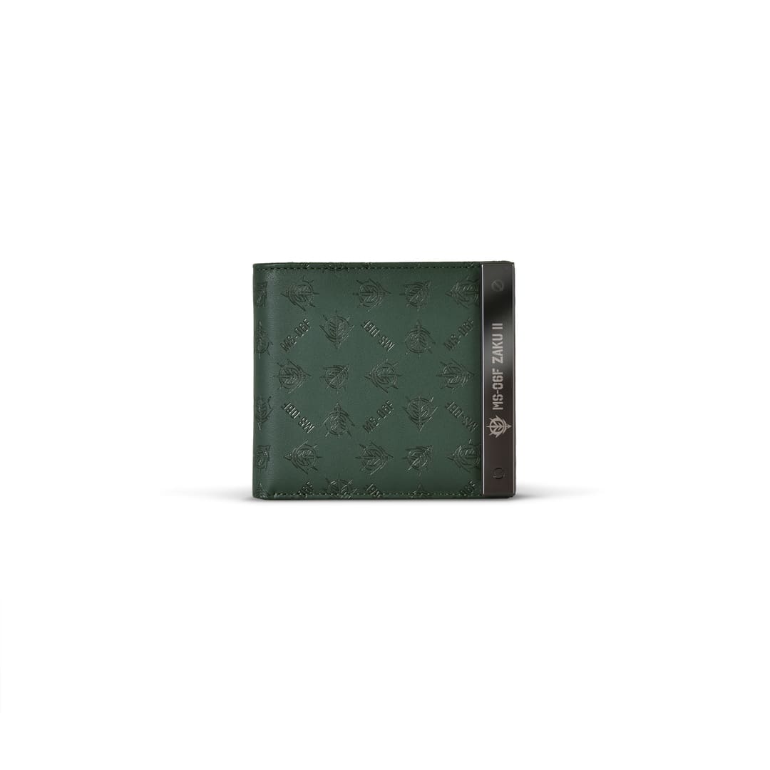 MS-06S CHAR'S ZAKU II Leather Bi-Fold Wallet