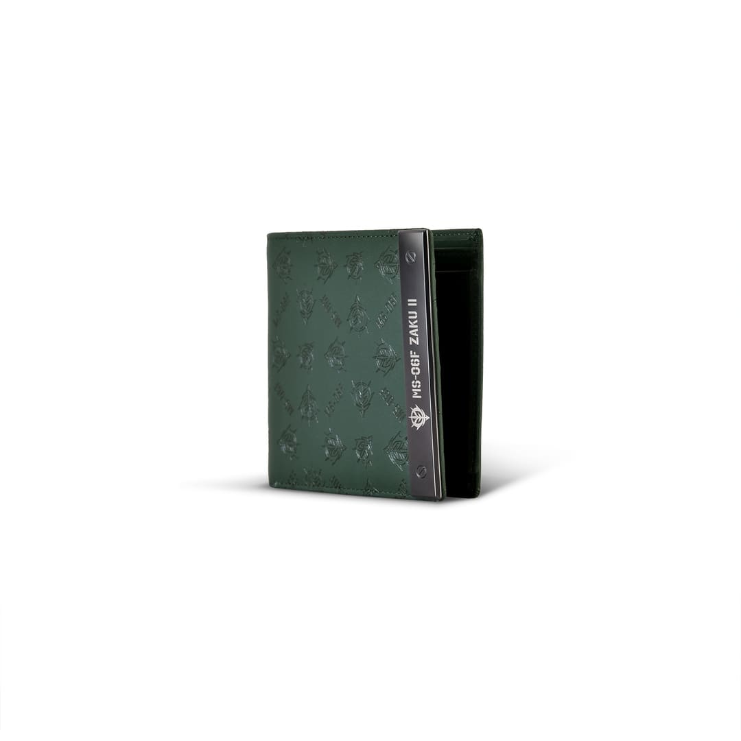 MS-06S CHAR'S ZAKU II Leather Bi-Fold Wallet