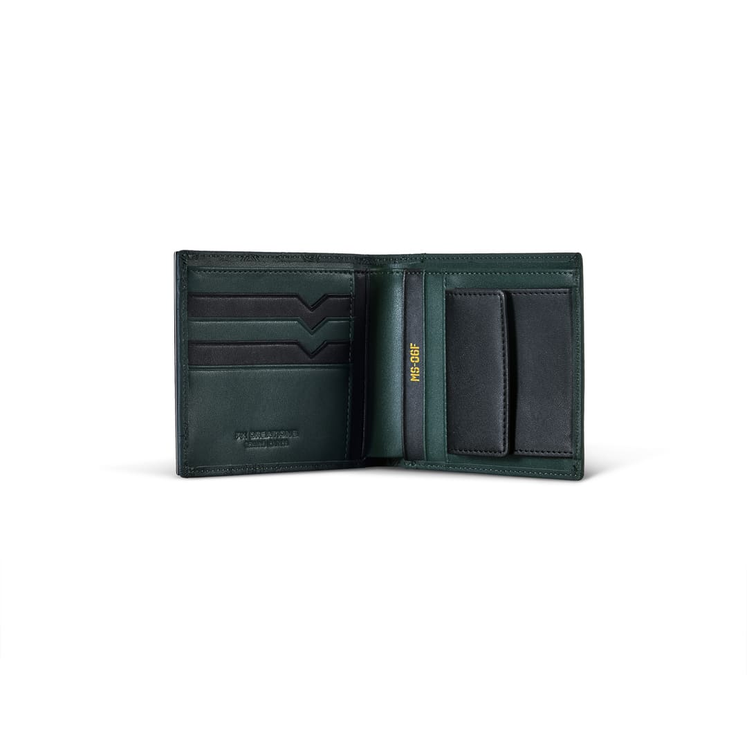 MS-06S CHAR'S ZAKU II Leather Bi-Fold Wallet
