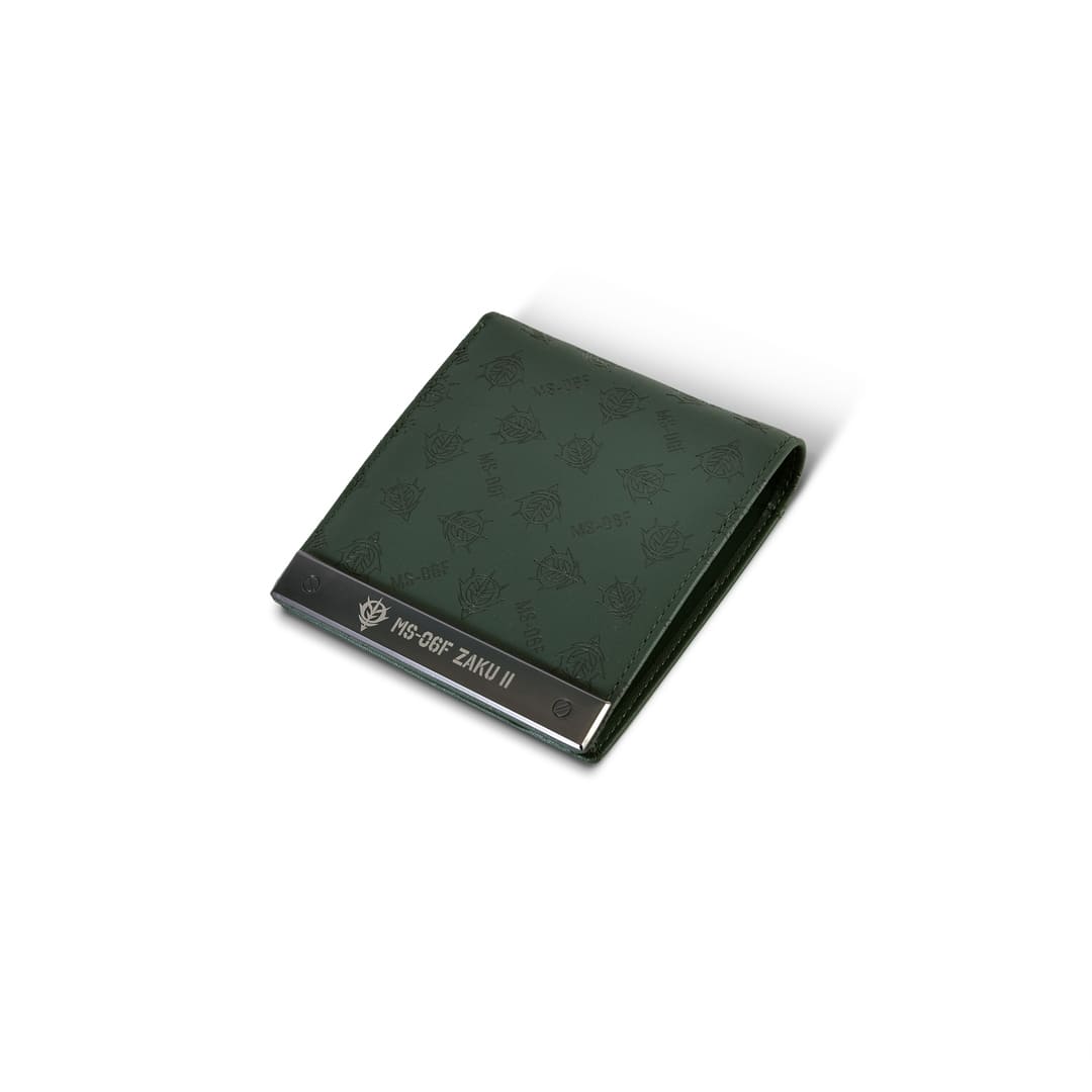 MS-06S CHAR'S ZAKU II Leather Bi-Fold Wallet