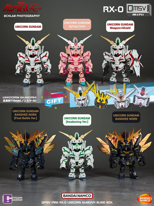 UNICORN GUNDAM MINI FIGURE FULL SET