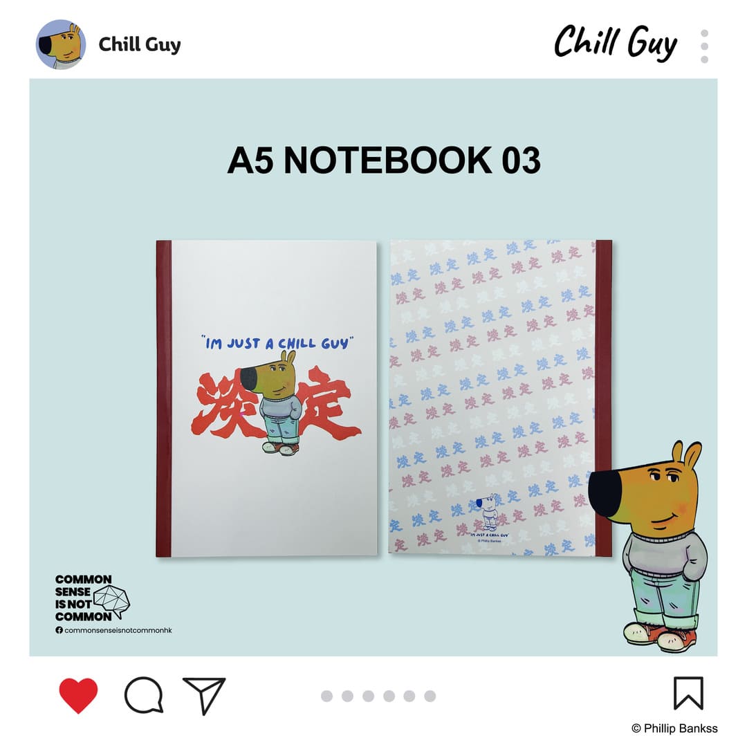 Chill Guy A5 Notebook
